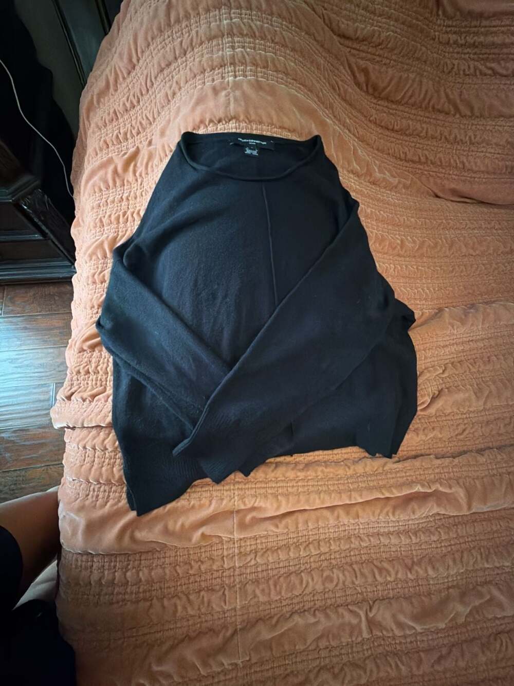 French Connection Black Long Sleeve Sweater
